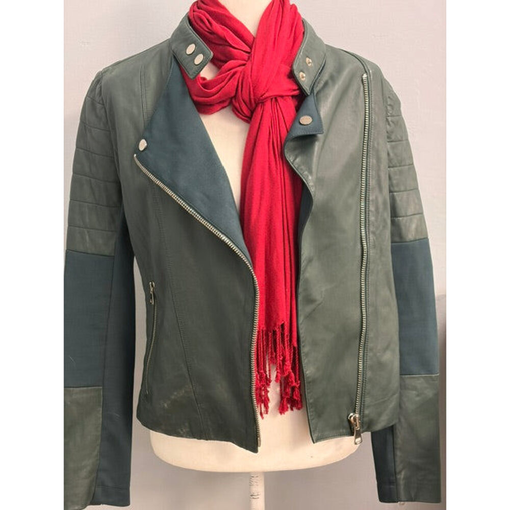Nysense Shearling Waist Jacket - Size 10